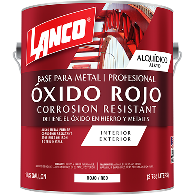 Lanco Anticorrosivo Primer Óxido (Rojo) 1