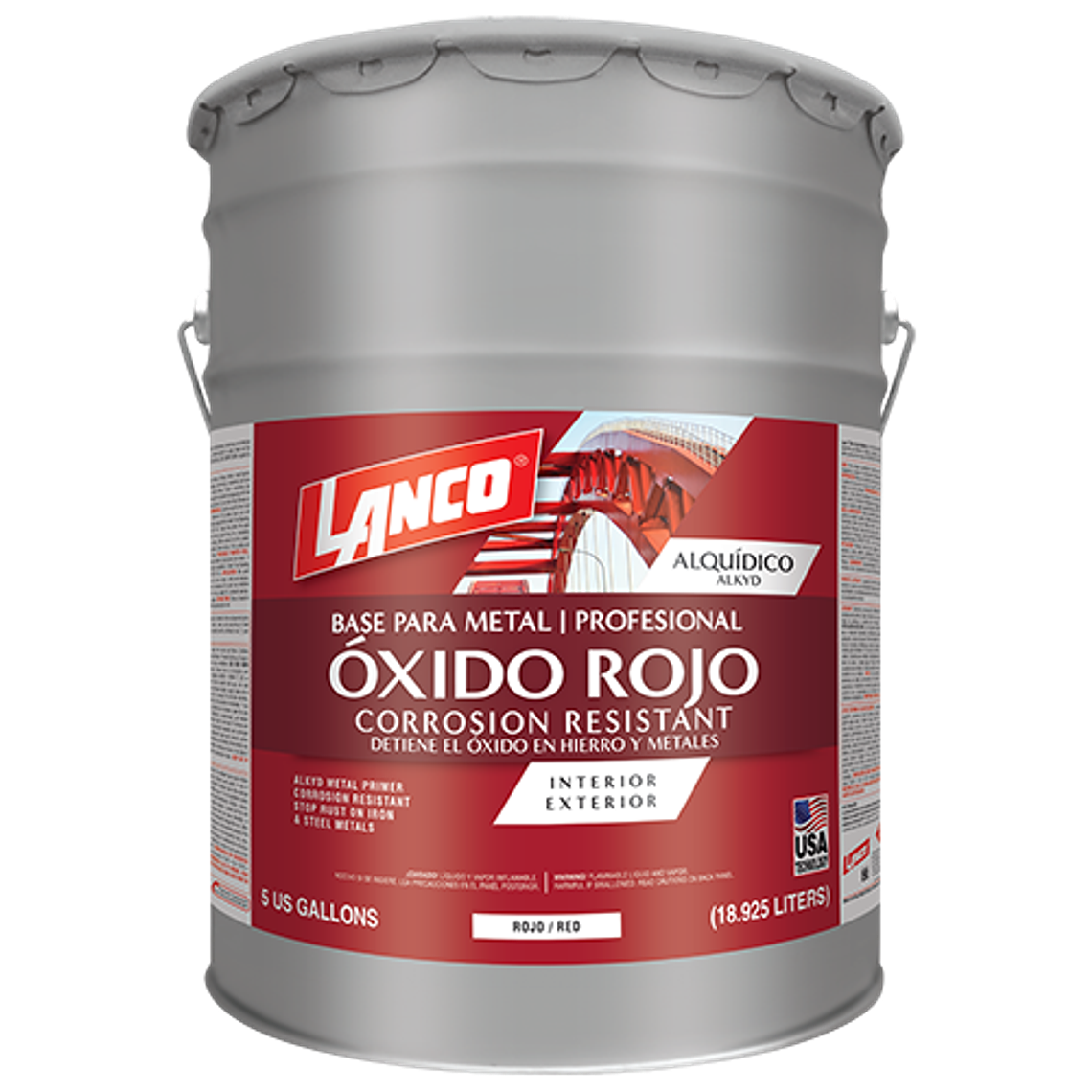 Lanco Anticorrosivo Primer Óxido (Rojo) 2