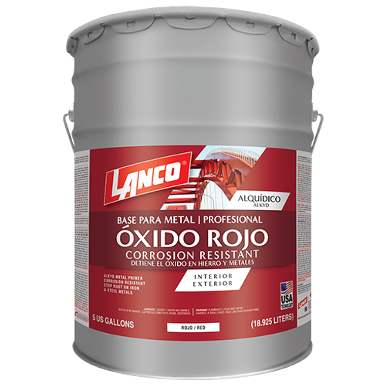 Lanco Anticorrosivo Primer Óxido (Rojo) 2