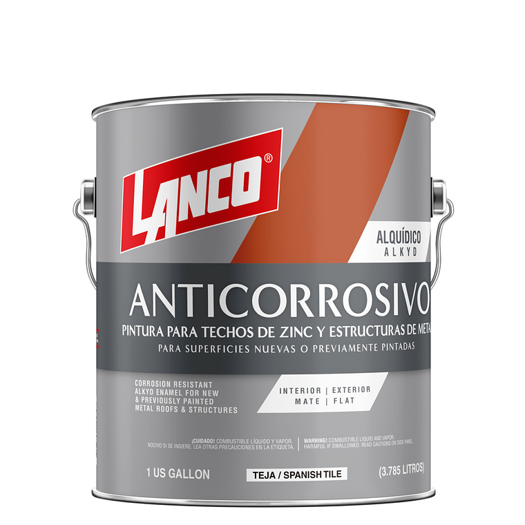 Lanco Anticorrosivo para Techos de Zinc y Estructuras de Metal 3