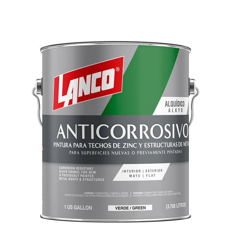 Lanco Anticorrosivo para Techos de Zinc y Estructuras de Metal 4