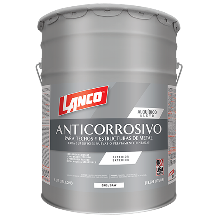 Lanco Anticorrosivo para Techos de Zinc y Estructuras de Metal 5