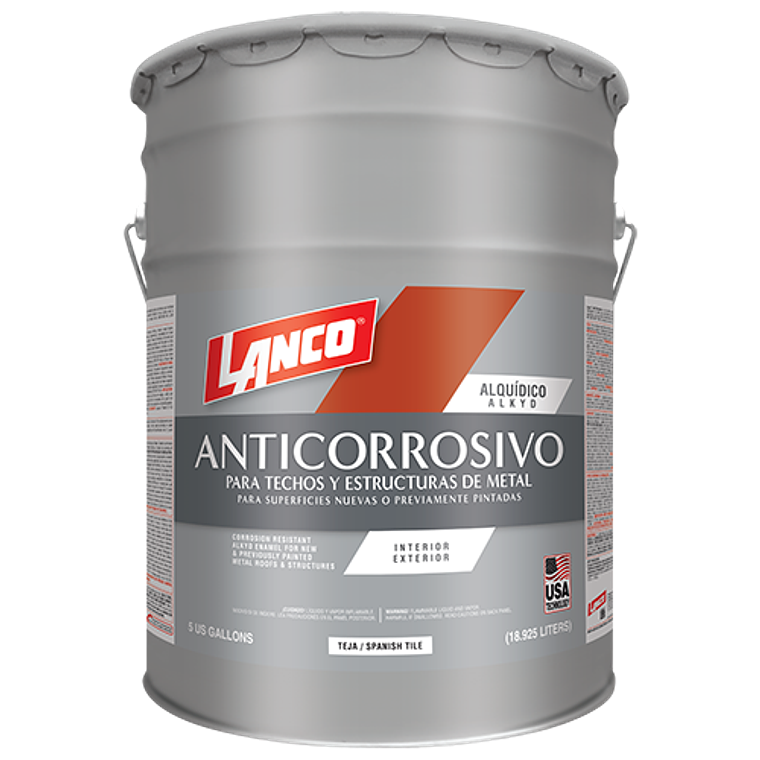 Lanco Anticorrosivo para Techos de Zinc y Estructuras de Metal 6