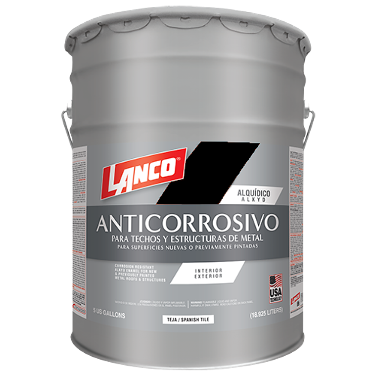 Lanco Anticorrosivo para Techos de Zinc y Estructuras de Metal 8