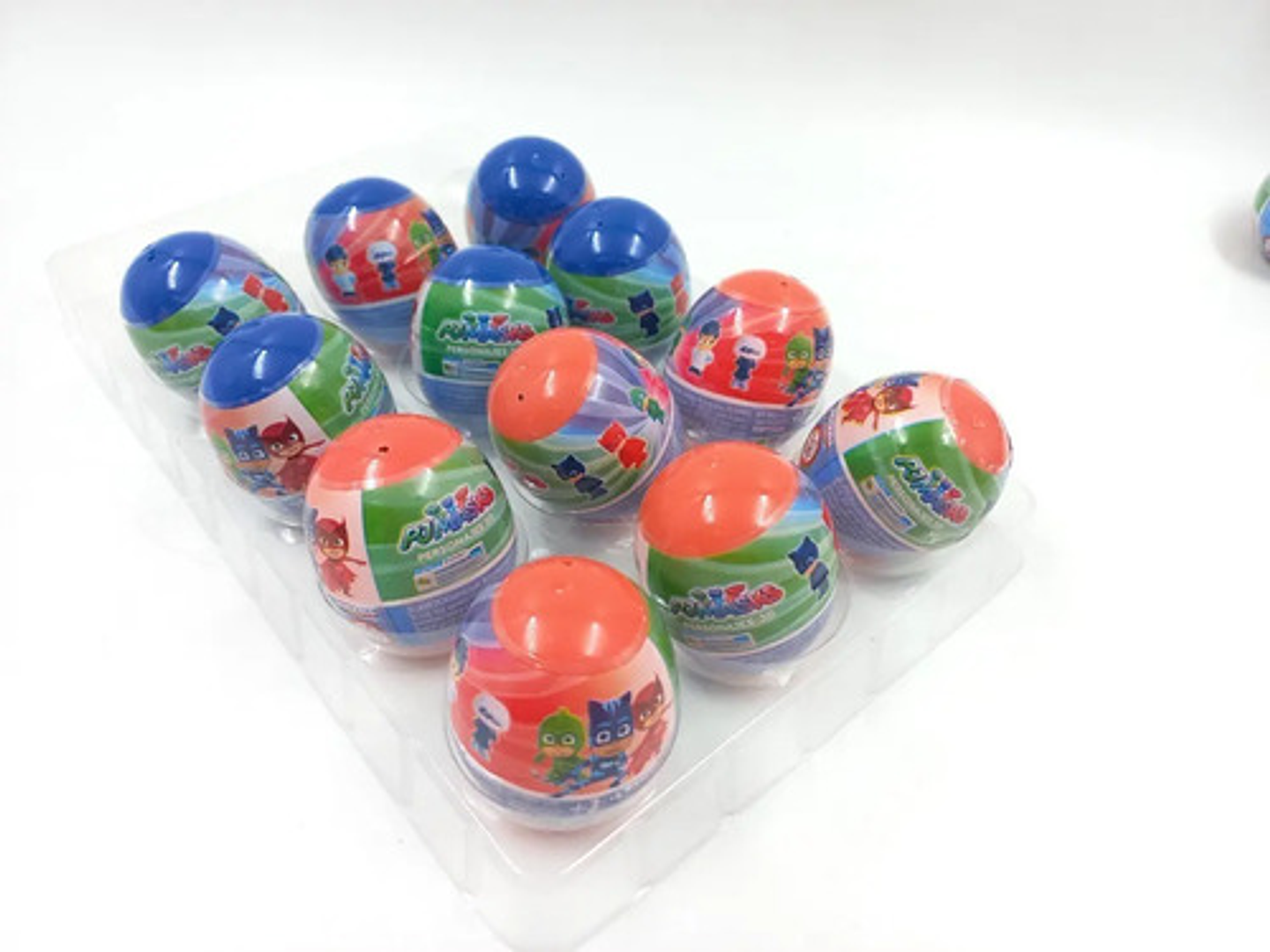 Pack Huevos Pascua Sorpresas Heroes En Pijamas Pjmask 6cm 2