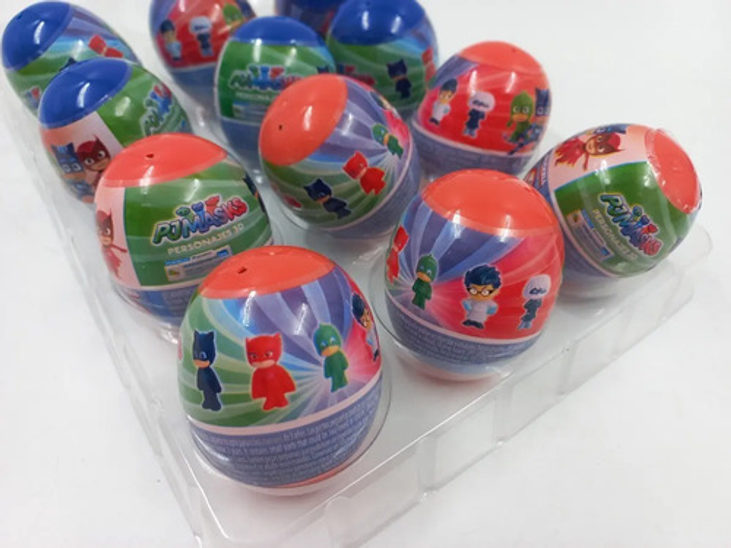 Docena Huevos De Pascua Miraculous Emoji Mascotas Dinosaurio 11