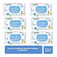 6pack Toallas Humedas Emubaby Premium Con Tapa 80 Unidades - Miniatura 1