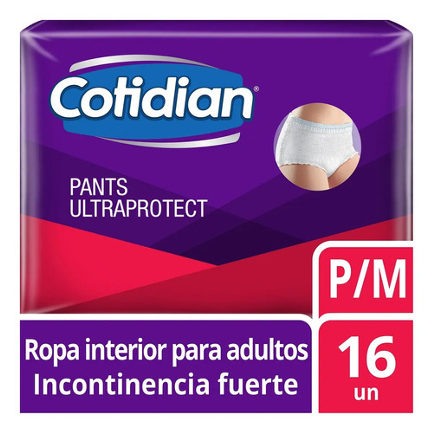 Pants Calzon Cotidian Ultra Protect 16 Unidades Talla P/m 1