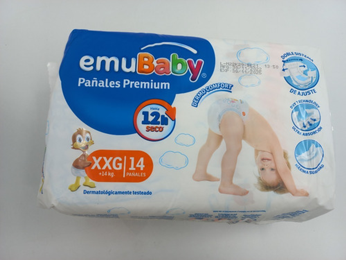 Paquete De Pañales Emubaby Premium Tallas P M G Xg Xxg 9