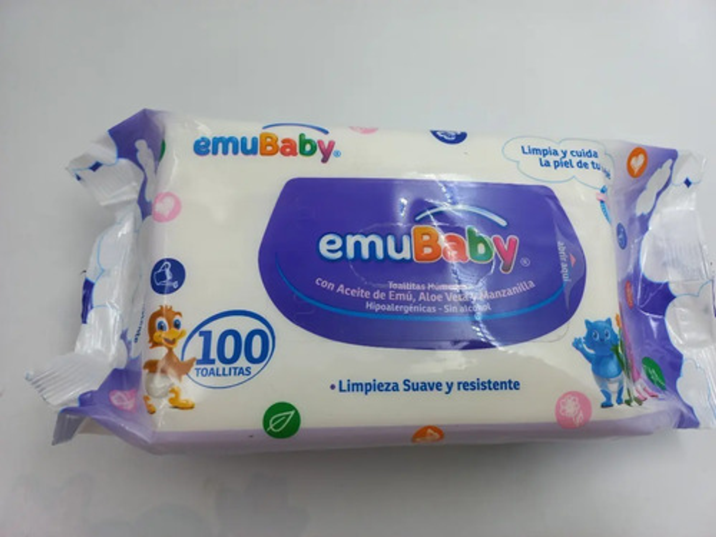 6pack Toallas Humedas Emubaby Superior De 100 Unidades 3