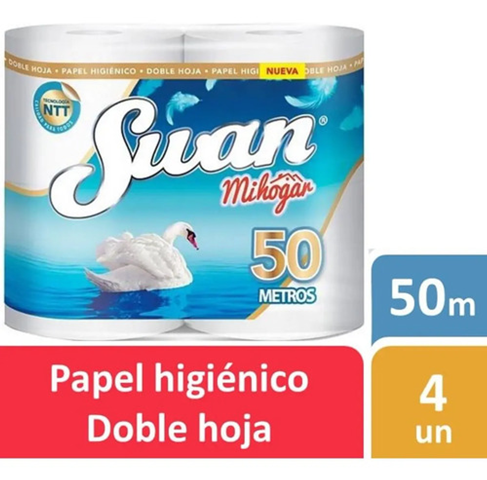  Papel Higiénico Swan Mi Hogar De 50 Metros 32 Rollos 3