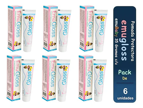 Pomada Emubaby Natural Care Pack X 6