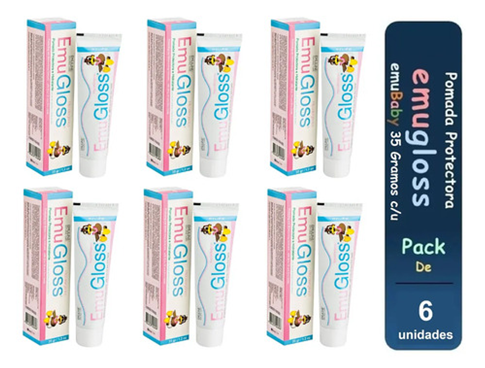 Pomada Emubaby Natural Care Pack X 6 1