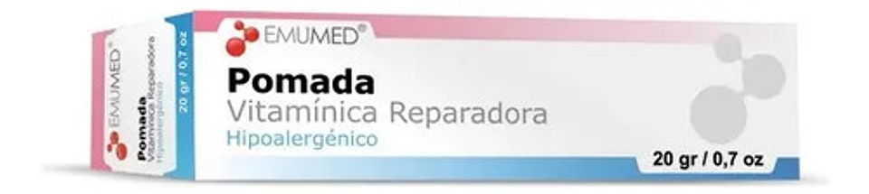3pack Emumed Pomada Vitaminica Reparadora Hipoalergenico 20g 3