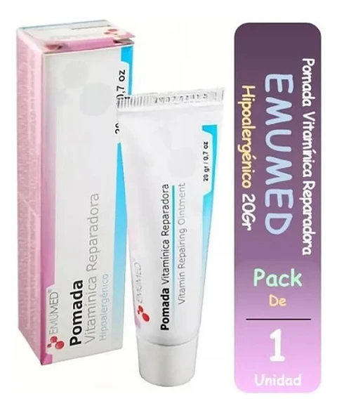 Emumed Pomada Vitamínica Reparadora 20 Gr Tipo De Envase Pote