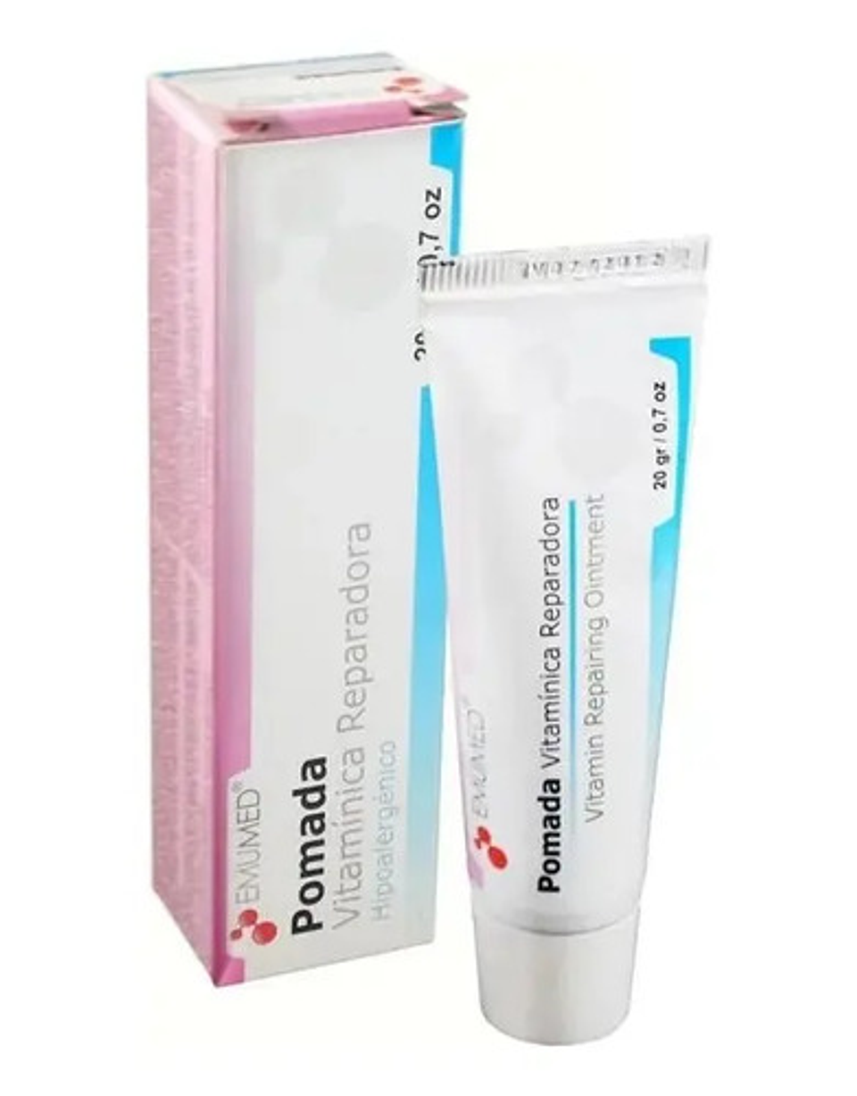 6pack Emumed Pomada Vitaminica Reparadora Hipoalergenico 20g 2