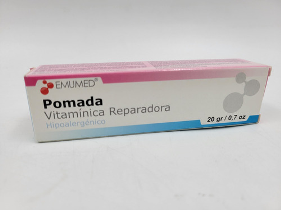6pack Emumed Pomada Vitaminica Reparadora Hipoalergenico 20g 6