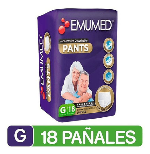 Pants Adulto - Emubaby - Emumed Pants - Talla G - 18u Grande