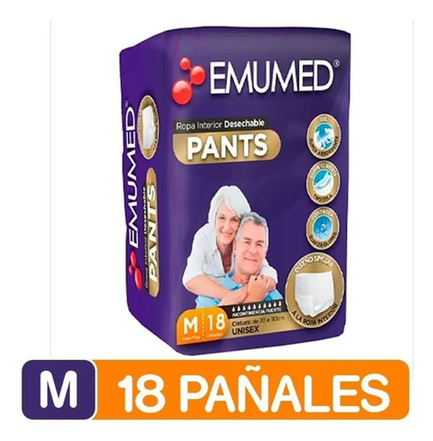Pants Adulto - Emumed Premium - Talla M - 18uds Mediano 1
