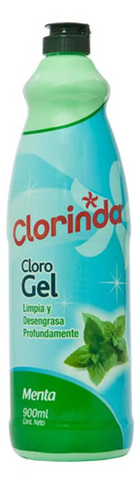 Cloro En Gel Clorinda Menta 900 Ml
