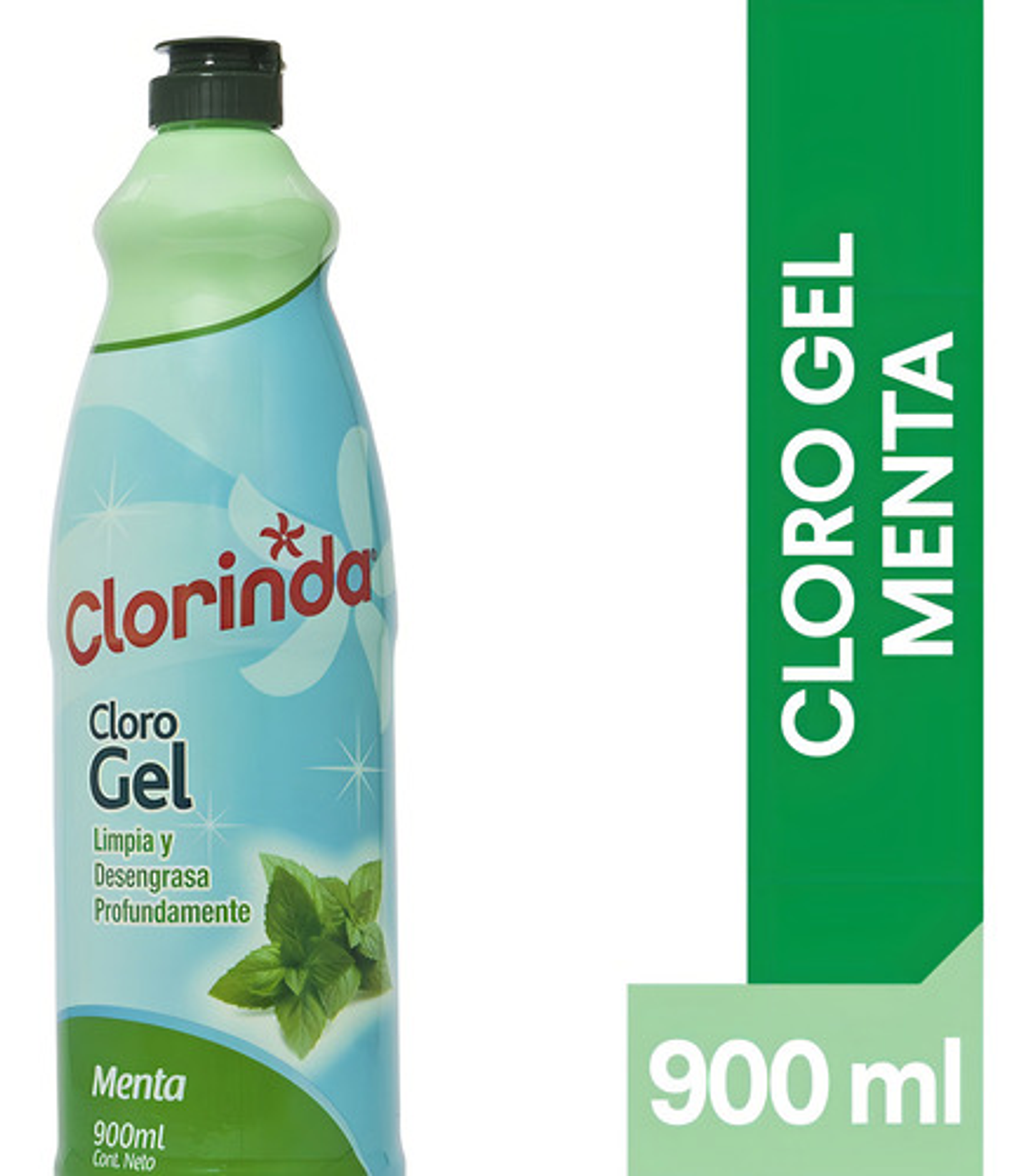 Cloro En Gel Clorinda Menta 900 Ml 3