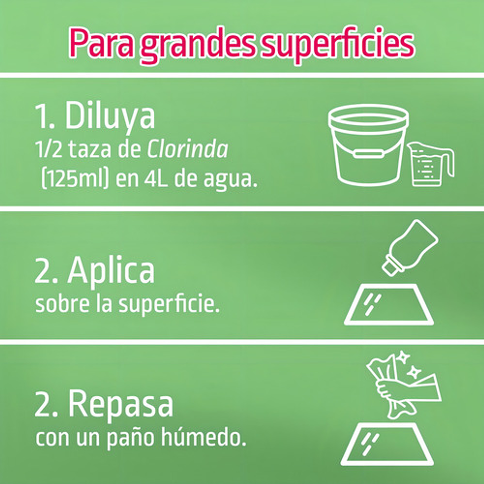 Cloro En Gel Clorinda Menta 900 Ml 4