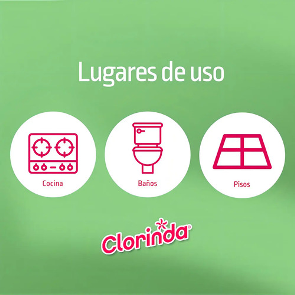 Cloro En Gel Clorinda Original 900 Ml 6