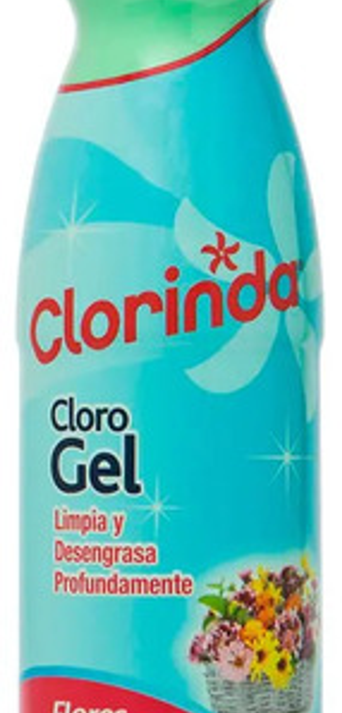 Clorinda Cloro En Gel Flores Silvestre 900ml Desinfectante 2