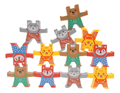 Juego Didactico Piramide De Ositos Para Niños Apilables