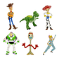 Coleccion Toystory Woody Buzz Rex Bobeep Forky 6cm - Miniatura 1