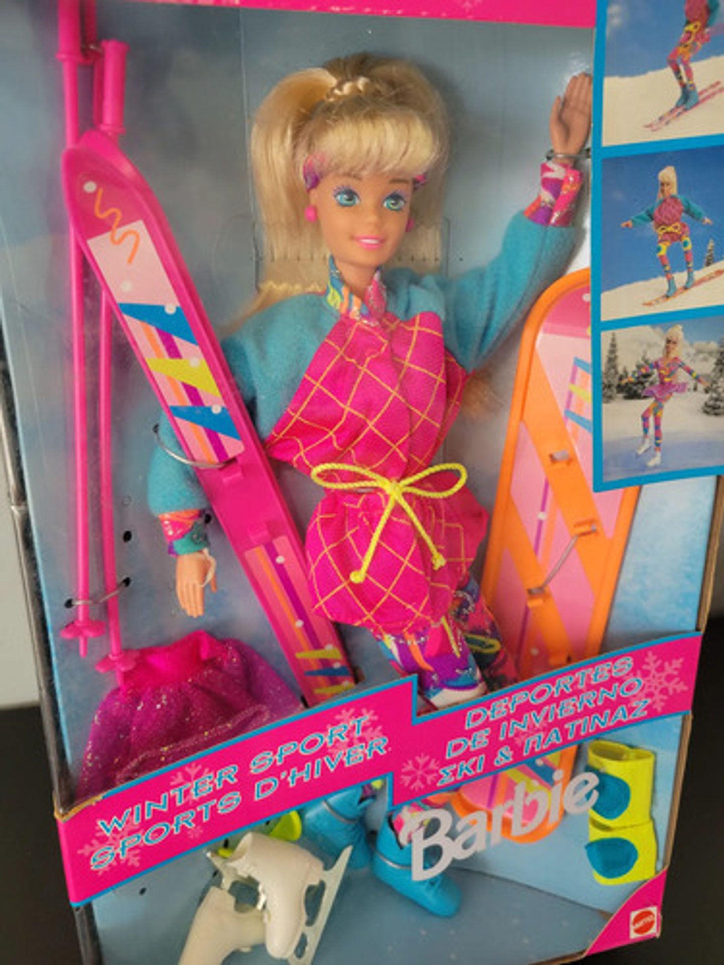 Barbie Winter Sport 1994 Deportes De Invierno Coleccionable 1
