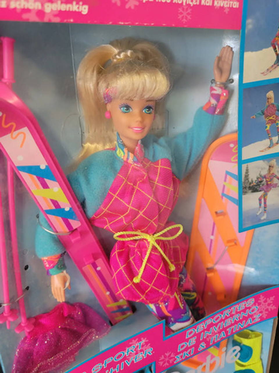 Barbie Winter Sport 1994 Deportes De Invierno Coleccionable 4