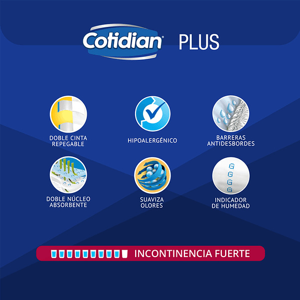 Pañal Adulto Cotidian Premium M 3