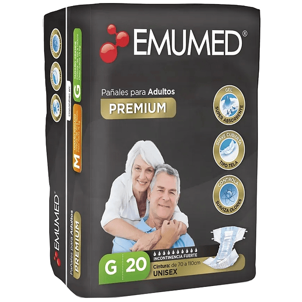 Pañal Adulto Emumed Premium G 1