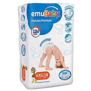 Pañal Emubaby Premium Xxg