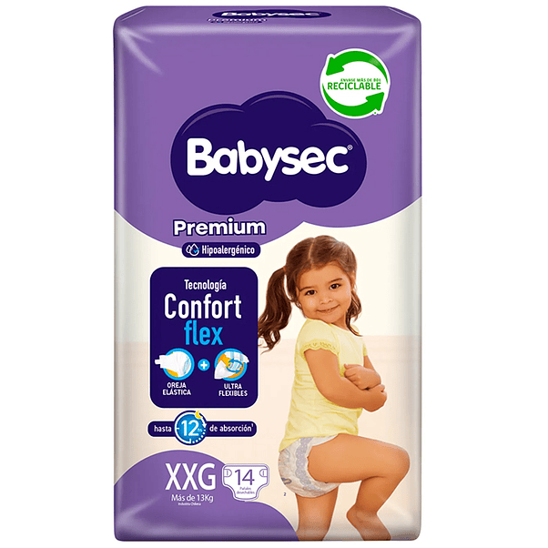 Pañal Babysec Premium Xxg (X4) 2