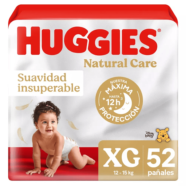 Pañal Huggies Natural Care Xg 1