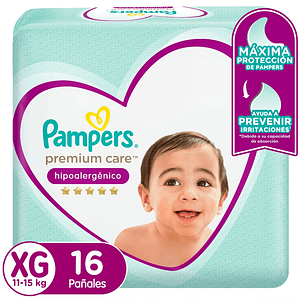 Pañal Pampers Premium Care Xg
