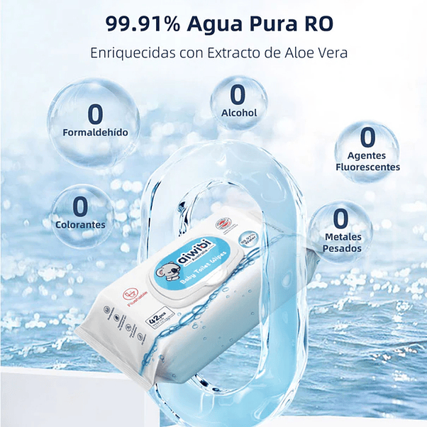 Toalla Húmeda Aiwibi Baby Toilet 42 (X36) 3