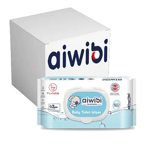 Toalla Húmeda Aiwibi Baby Toilet 42 (X36)