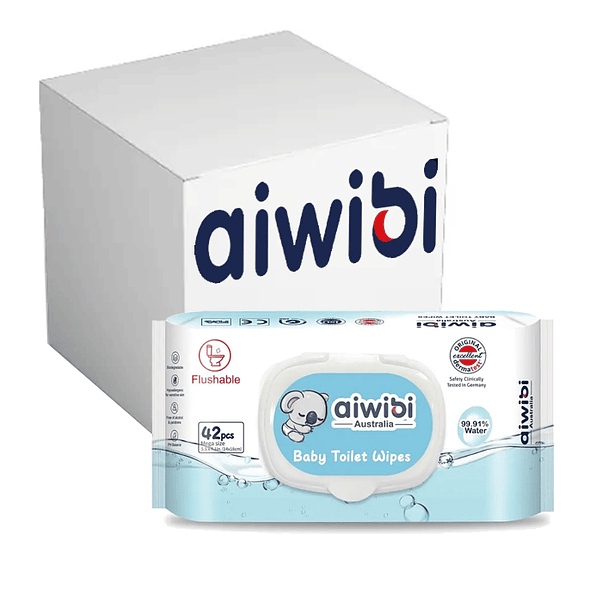Toalla Húmeda Aiwibi Baby Toilet 42 (X36) 1