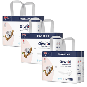Pañal Aiwibi Premium M (X3)