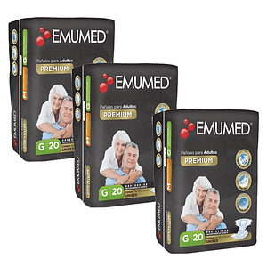 Pañal Adulto Emumed Premium G (X3)