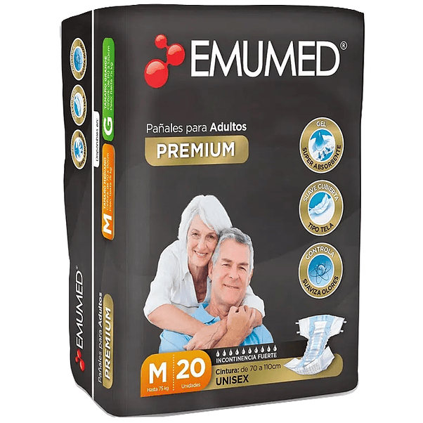 Pañal Adulto Emumed Premium M (X3) 2