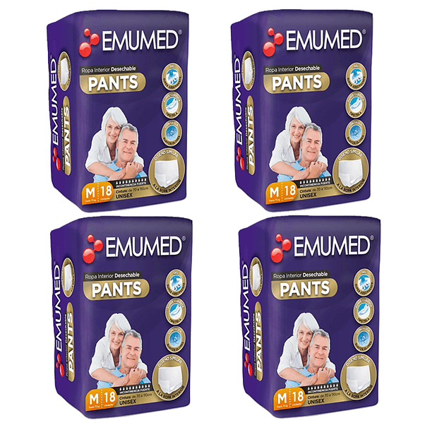Pañal Emumed Pants M (X4) 1