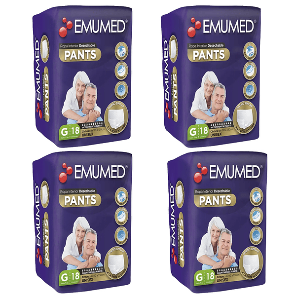 Pañal Emumed Pants G (X4) 1