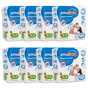 Pañal Emubaby Premium M (X8)