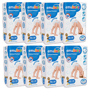 Pañal Emubaby Premium Xg (X8)