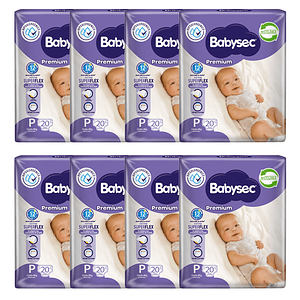 Pañal Babysec Premium P (X8)
