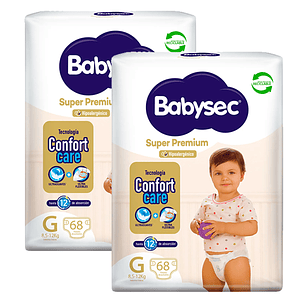Pañal Babysec Super Premium G (X2)